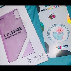 iPhone XR case and pop socket bundle